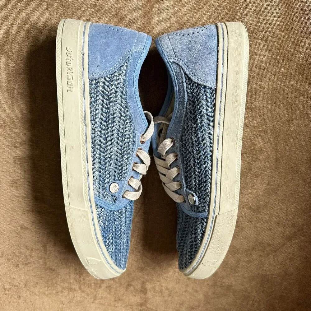 Satorisan Heisei Raffia Handmade Woven Suede Shoes Women's EU39 US 8.5 Sneakers - Picture 7 of 10